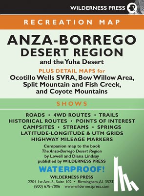 Lindsay, Diana - Map Anza-Borrego Desert Region