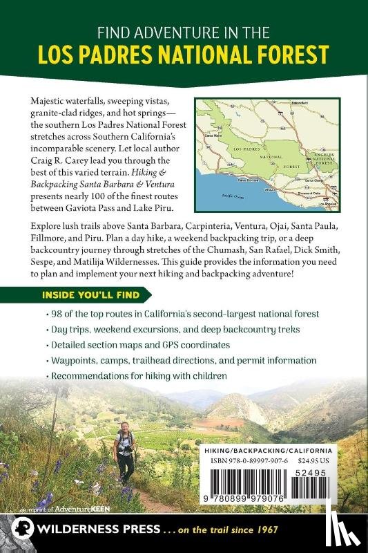 Carey, Craig R. - Hiking & Backpacking Santa Barbara & Ventura