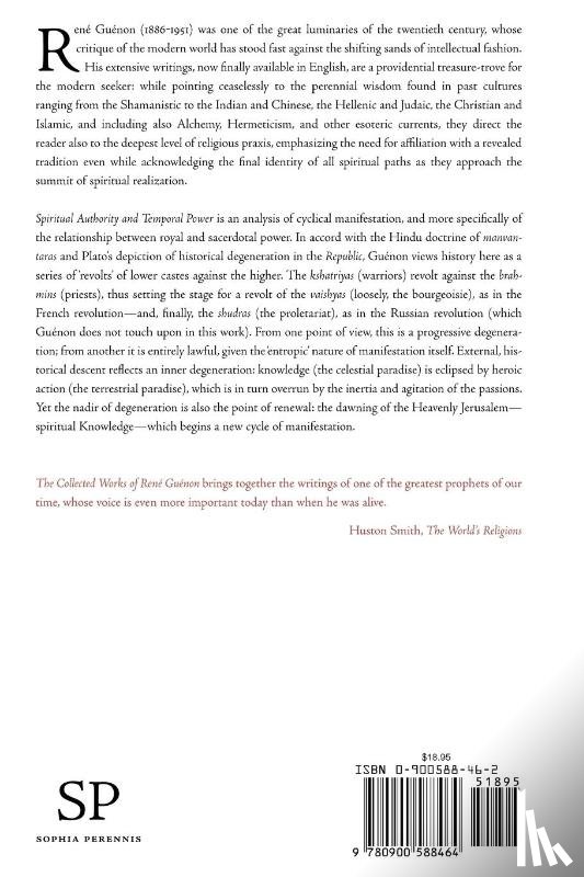 Guenon, Rene - Spiritual Authority and Temporal Power