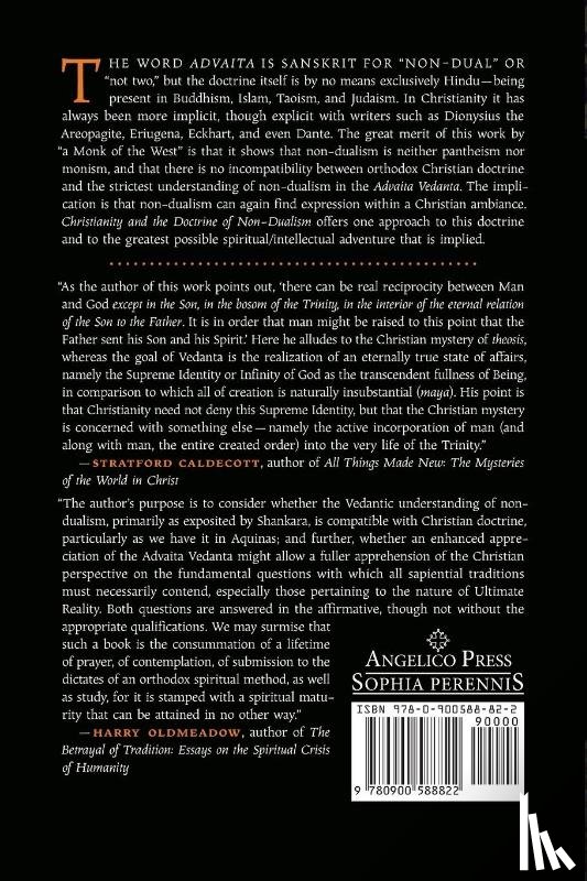 A Monk of the West - Christianity and the Doctrine of Non-Dualism