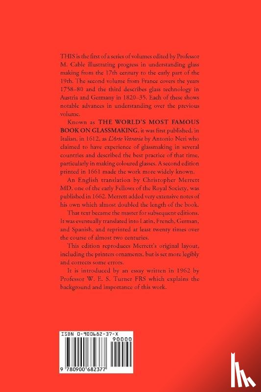 Neri, Antonio, Merrett, Christopher - The Art of Glass