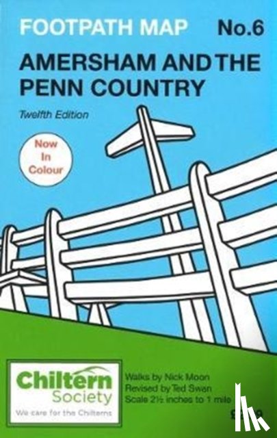Moon, Nick - Chiltern Society Footpath Map No. 6 - Amersham and the Penn Country