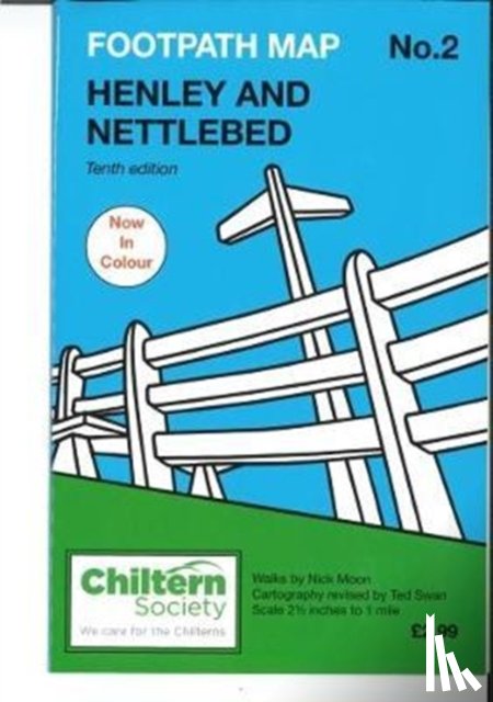 Moon, Nick - Chiltern Society Footpath Map 2. Henley and Nettlebed
