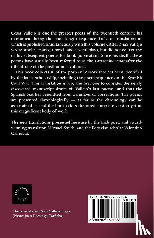 Vallejo, Cesar - The Complete Later Poems 1923-1938