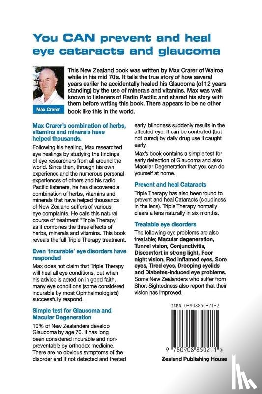 Crarer, Max - Heal Your Eye Problems with Herbs, Minerals and Vitamins