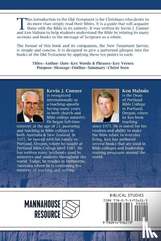 Conner, Kevin J, Malmin, Ken - Old Testament Survey