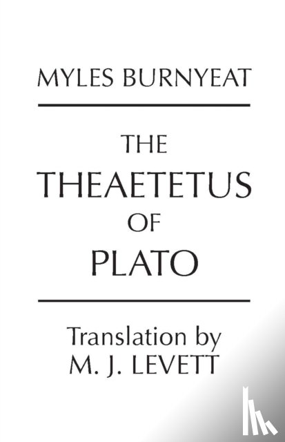 Plato - The Theaetetus of Plato