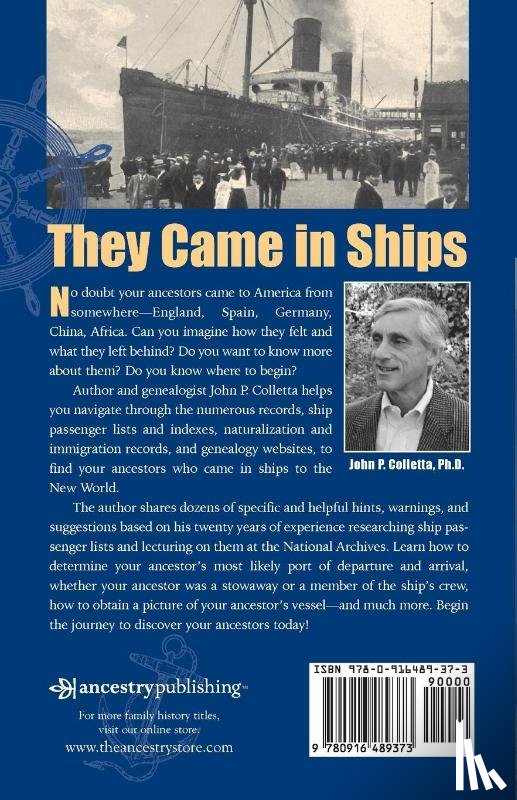 Colletta, John P., Coletta, John P., Colletta, John Philip - They Came In Ships