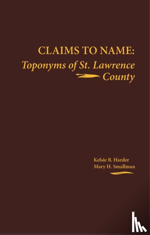 Harder, Kelsie B., Smallman, Mary H. - Claims to Name