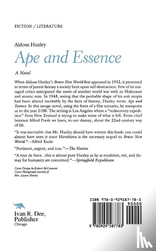 Huxley, Aldous - Ape and Essence