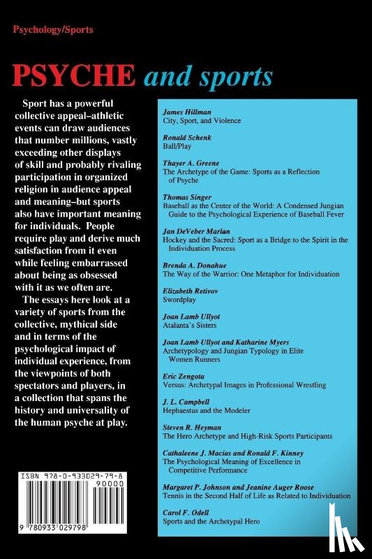 Stein, Murray, Hollwitz, John - Psyche and Sports