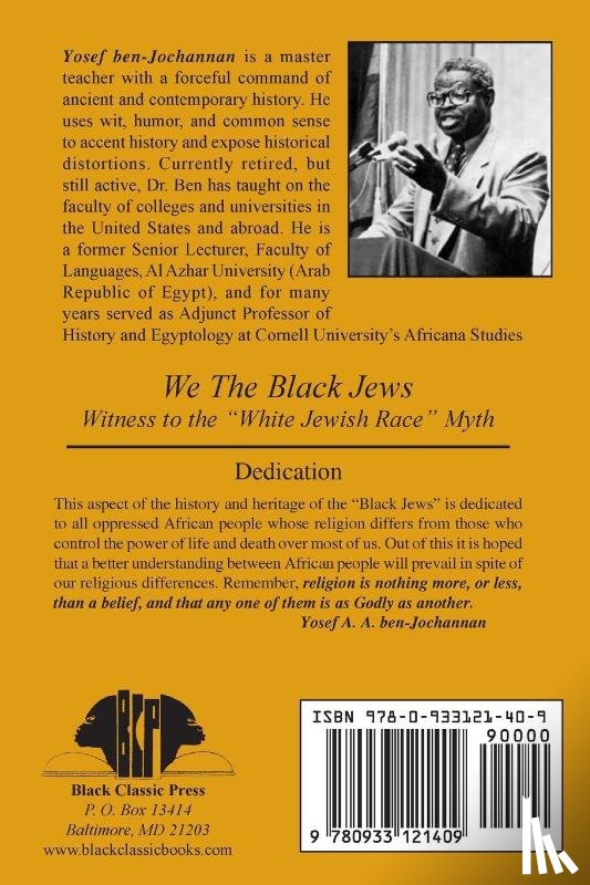 Ben-Jochannan, Yosef - We the Black Jews