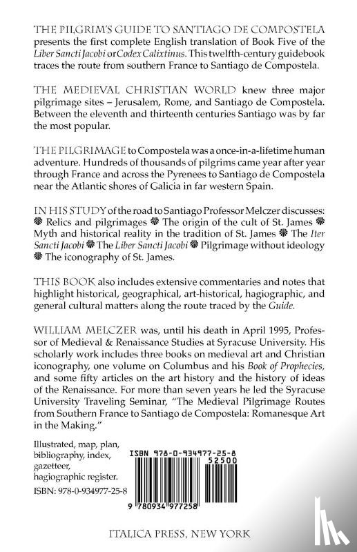 Melczer, William - The Pilgrim's Guide to Santiago de Compostela