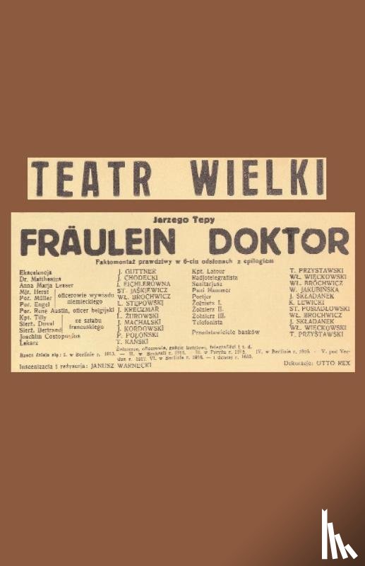 Tepa, Jerzy W - Fraulein Doktor