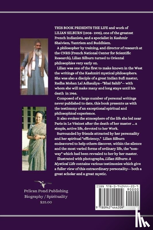 Chambron, Jacqueline - Lilian Silburn, a Mystical Life