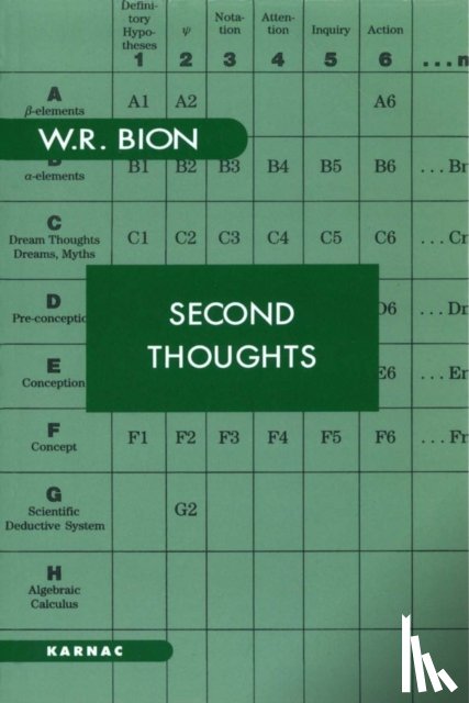 Bion, Wilfred R. - Second Thoughts