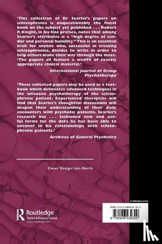 Searles, Harold F. - Collected Papers on Schizophrenia and Related Subjects