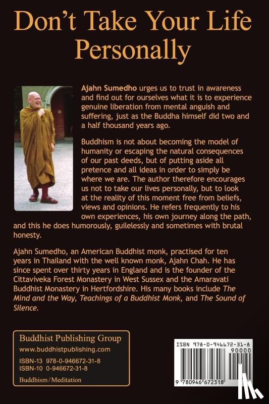 Sumedho, Ajahn - Don't Take Your Life Personally
