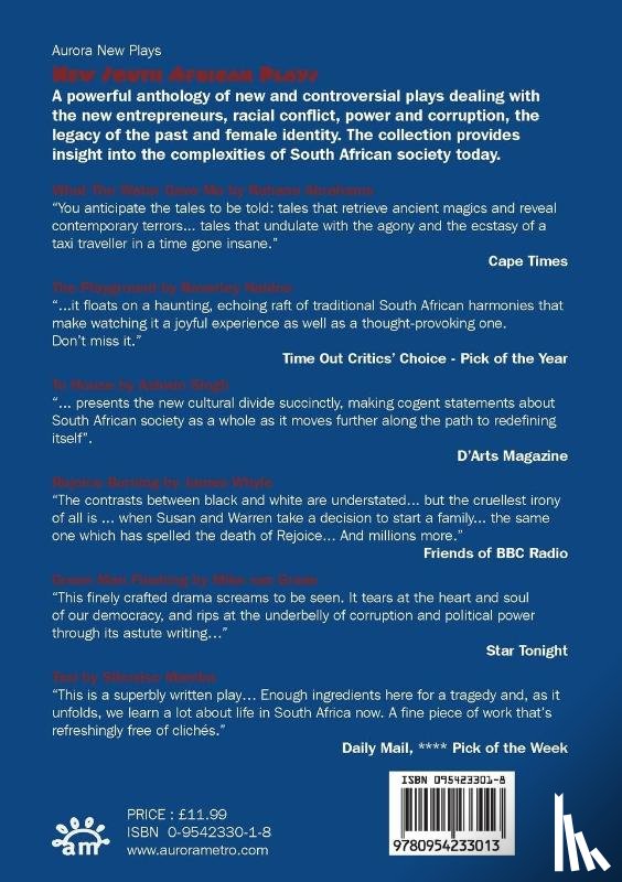 Abrahams, Rehane, Mamba, Sibusiso, Naidoo, Beverley, Singh, Ashwin - New South African Plays