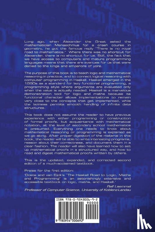 Doets, Kees, Eijck, Jan van - The Haskell Road to Logic, Maths and Programming