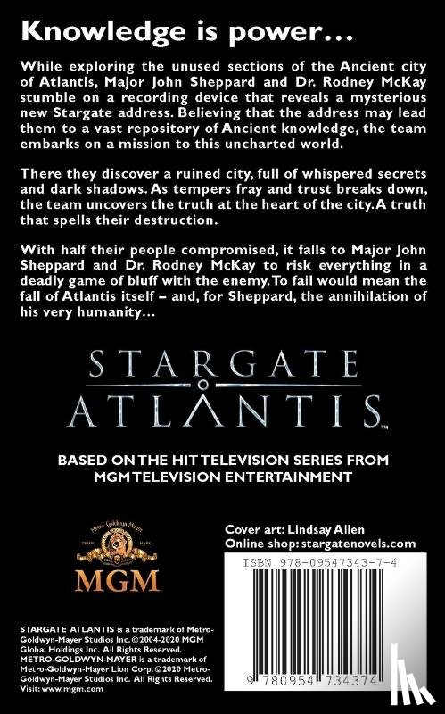 Wells, Martha - Stargate Atlantis: Reliquary