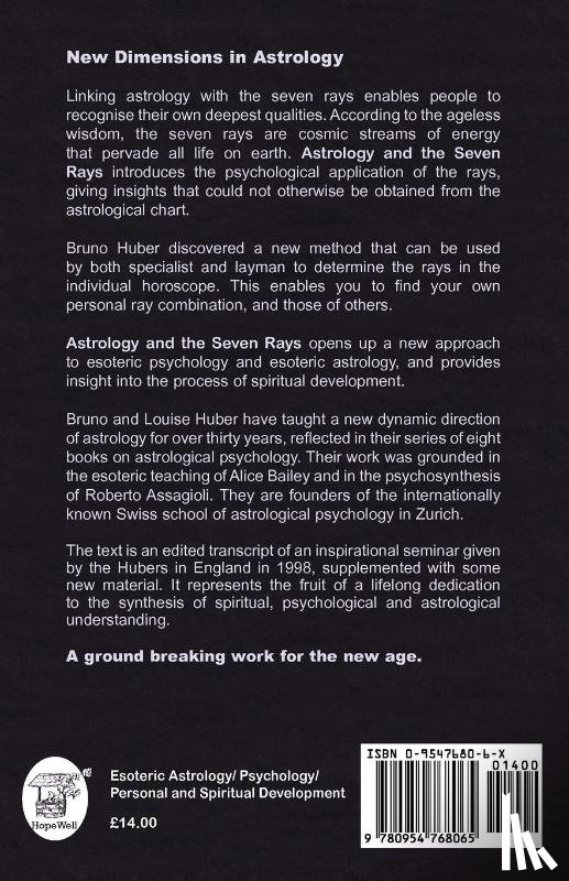 Huber, Bruno, Huber, Louise - Astrology and the Seven Rays