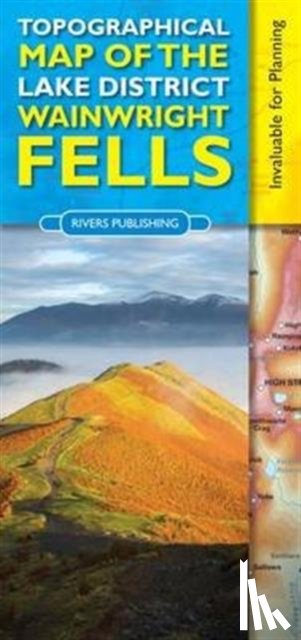 Knowles, Peter - Topographical Map of the Lake District Wainwright Fells