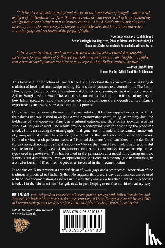 Kane, David M - Puthi-Pora: 'Melodic Reading' and its Use in the Islamisation of Bengal