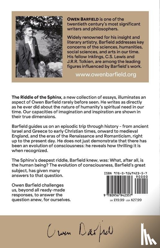 Barfield, Owen - The Riddle of the Sphinx