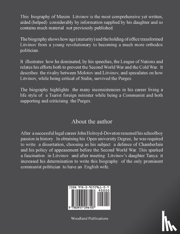 Holroyd-Doveton, J. O., Holroyd-Doveton, John - Maxim Litvinov