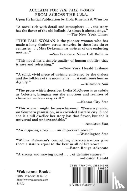 Dykeman, Wilma - The Tall Woman