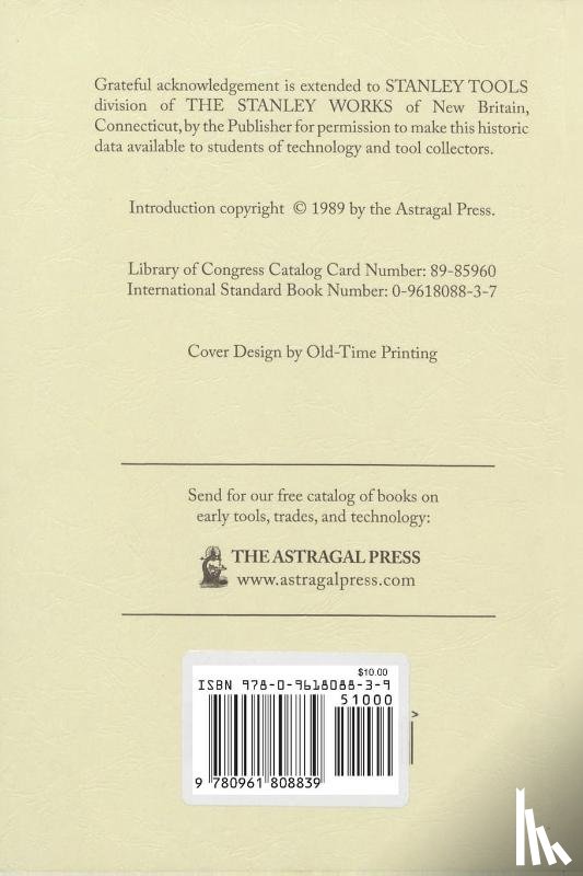 Roberts, Kenneth D. - The Stanley Rule & Level Company's Combination Plane