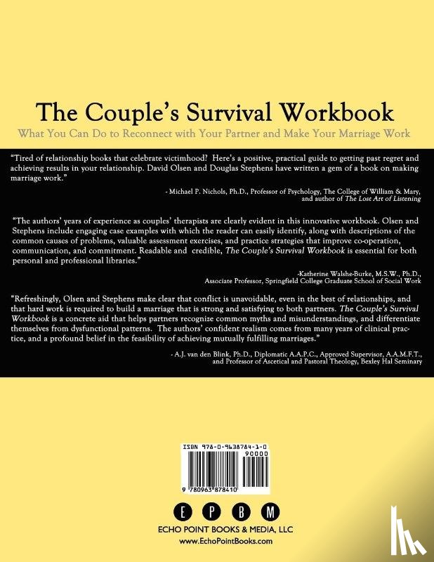 Olsen, David, Stephens, Douglas - The Couple's Survival Workbook