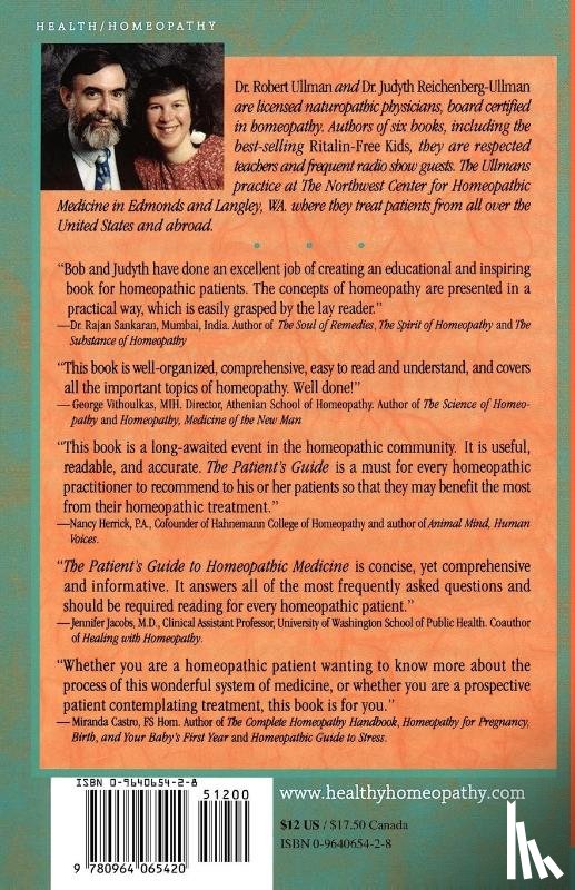 Ullman, Robert, Reichenberg-Ullman, Judyth - The Patient's Guide to Homeopathic Medicine