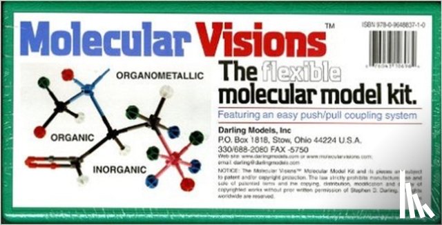 Darling Models - Molecular Visions (Organic, Inorganic, Organometallic) Molecular Model Kit #1 by Darling Models to accompany Organic Chemistry