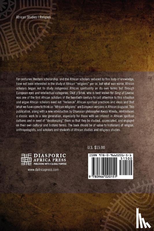 p'Bitek, Okot - Decolonizing African Religion