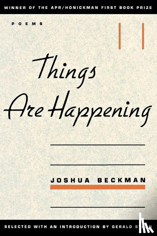 Beckman, Joshua - Things are Happening