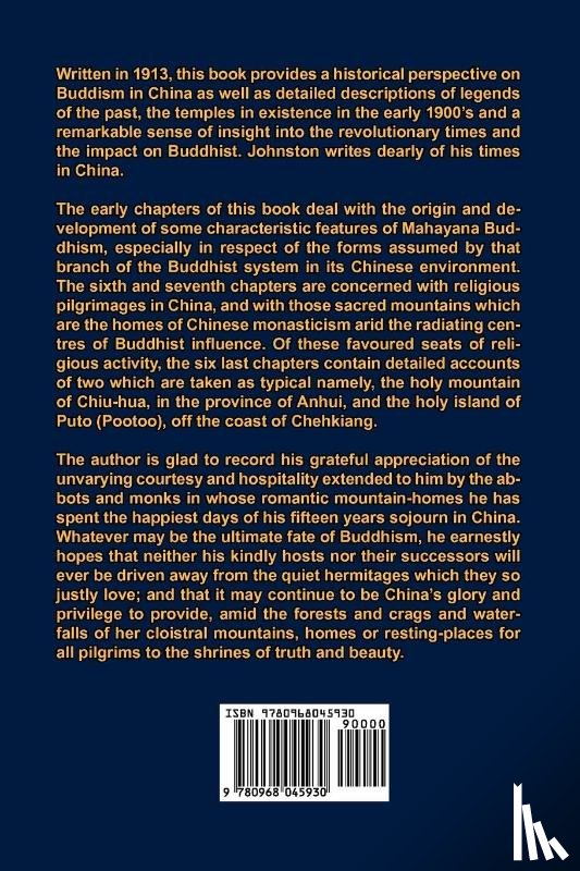 Johnston, Reginald Fleming - Buddhist China