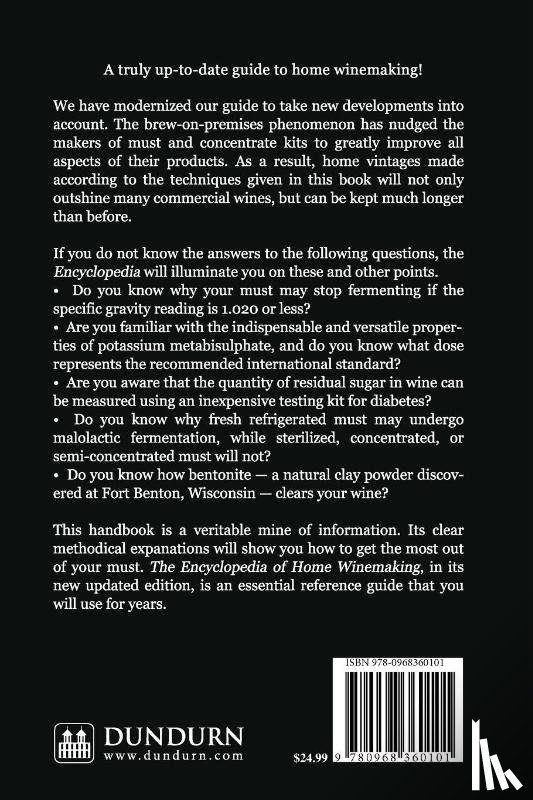 Pierre Drapeau, Andre Vanasse - The Encyclopedia of Home Winemaking