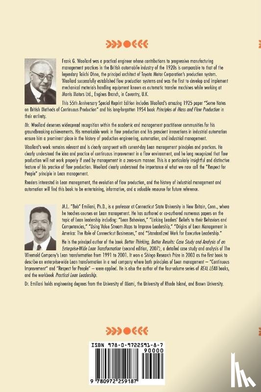 Woollard, Frank G - Principles of Mass and Flow Production