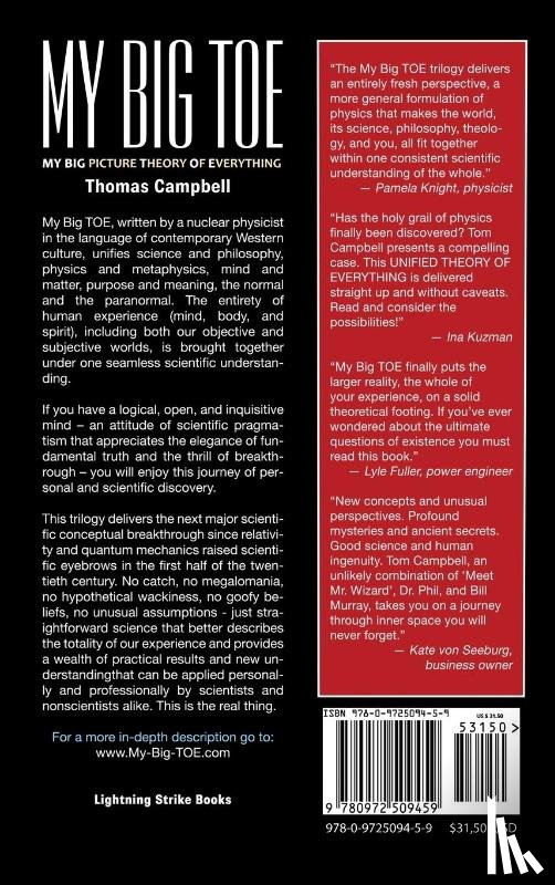 Campbell, Thomas - My Big TOE - Inner Workings H