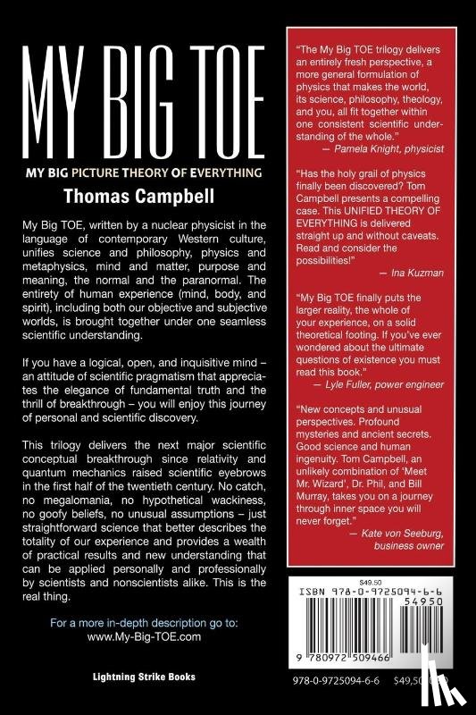 Campbell, Thomas - My Big TOE Awakening Discovery Inner Workings