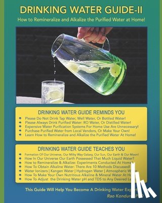 Konduru (Dr), Rao - Drinking Water Guide-II