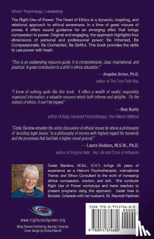 Barstow, Cedar - Right Use of Power