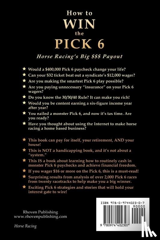 Kolb, Steven - How to Win the Pick 6