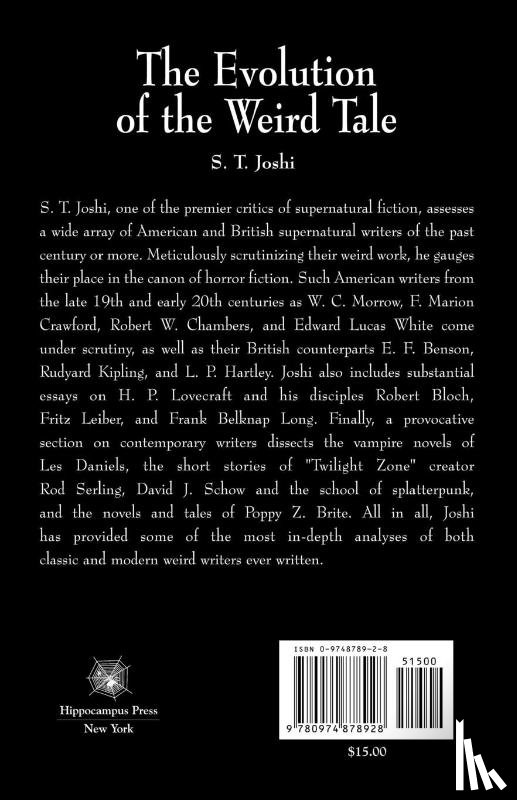 Joshi, S. - The Evolution of the Weird Tale