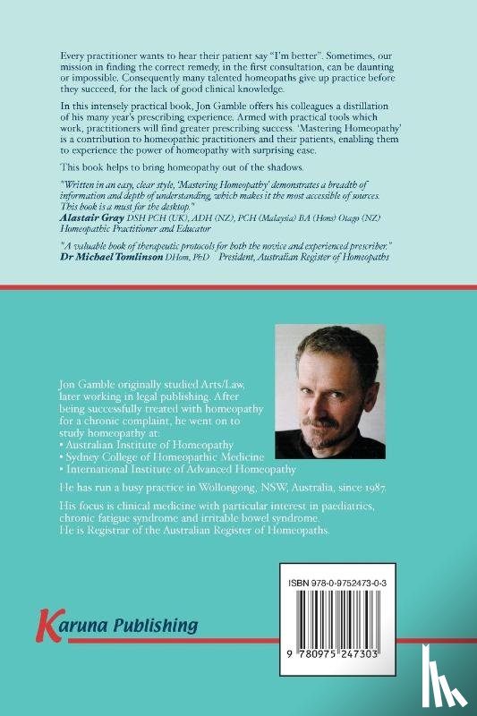 Gamble, Jon - Mastering Homeopathy