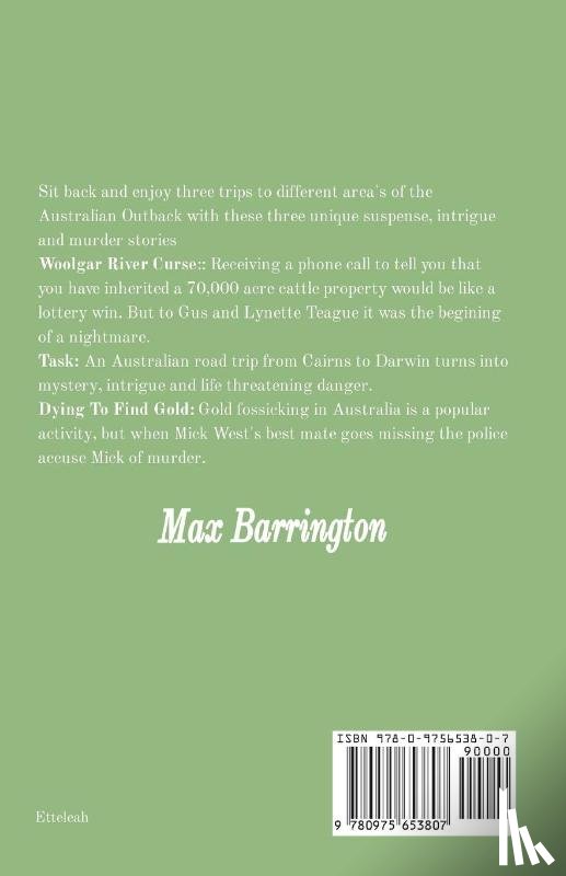 Barrington, Max - Australian Outback Murders