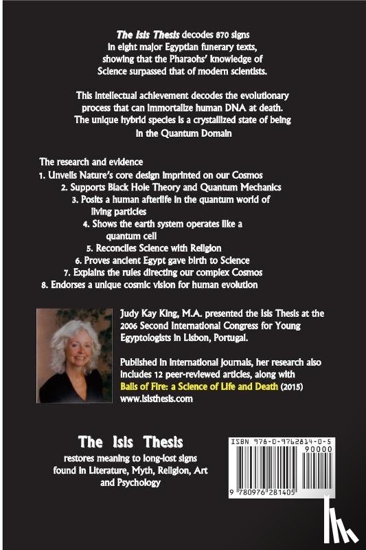 King, Judy Kay (Member - The Isis Thesis