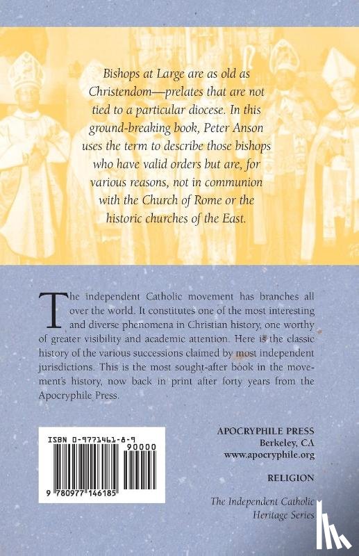 Anson, Peter F. - Bishops at Large